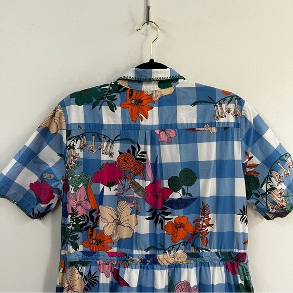 Vilagallo Eveline Midi Shirt Dress in Kew Gardens - Picture 11 of 13